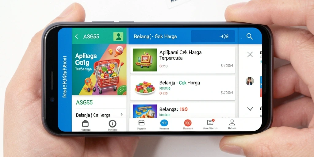 Tampilan antarmuka ASG55 yang memudahkan cek harga.