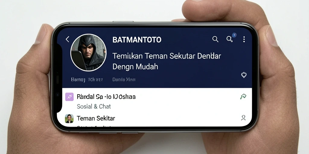 Tampilan antarmuka BATMANTOTO yang ramah pengguna untuk menemukan teman.