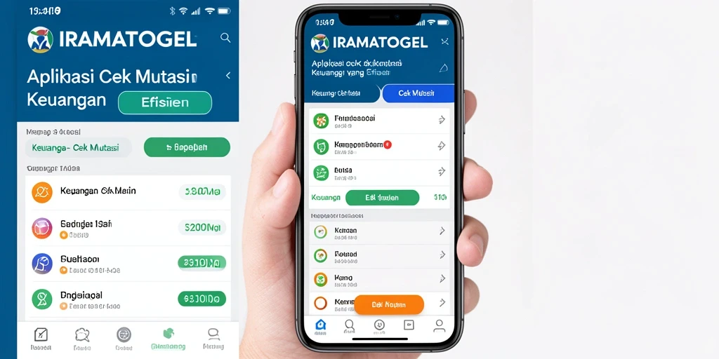 Tampilan antarmuka aplikasi Cek Mutasi IRAMATOGEL yang sederhana dan informatif.
