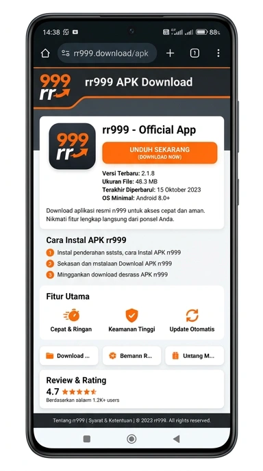 Panduan Unduh dan Instal APK rr999 untuk Android