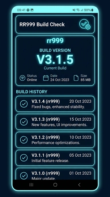 Riwayat Versi rr999 untuk Android Terbaru